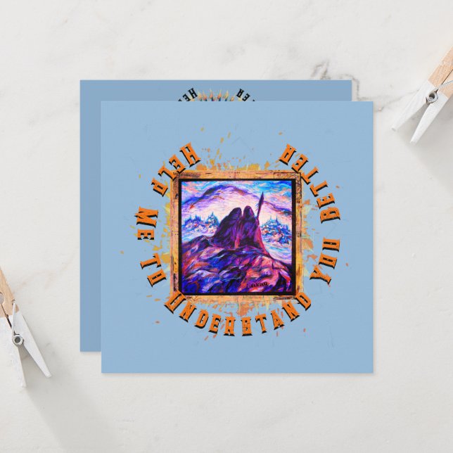 Help Me To Understand You Better Mystical T-Shirt (Front/Back In Situ)