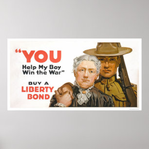 Help my Boy Win the War - Buy a Liberty Bond Poster