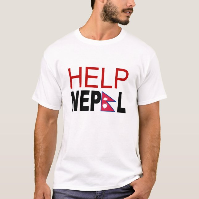 Help Nepal T-Shirt (Front)