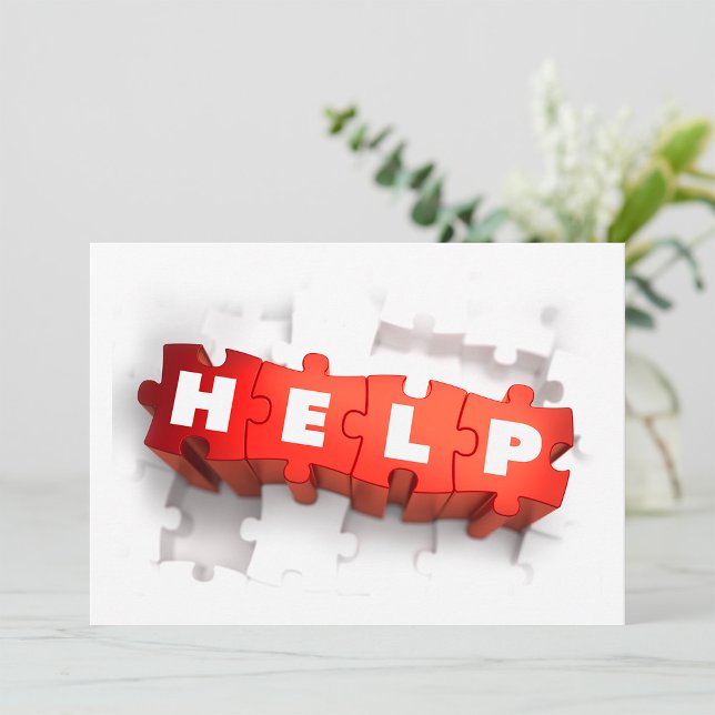 Help Puzzle Pieces Invitations (Creator Uploaded)