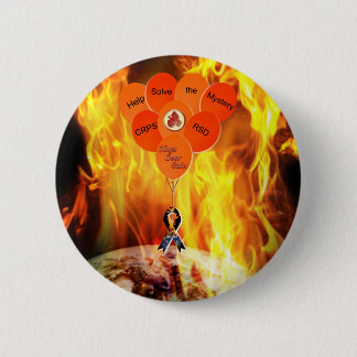 Help Solve the Mystery CRPS RSD Hope Over Pain Bal 6 Cm Round Badge