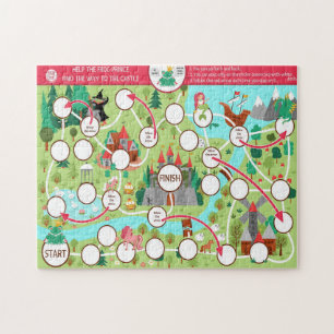 Help The Frog Prince Get To The Castle Game Kids Jigsaw Puzzle