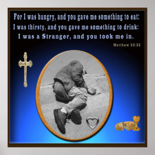 Help the homeless poster