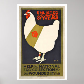 Help the National Egg Collection for the Wounded Poster