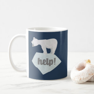 Help the Polar Bear Coffee Mug