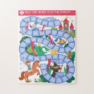 Help The Prince Save The Princess From The Witch Jigsaw Puzzle