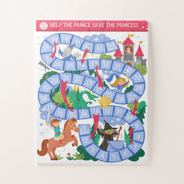 Help The Prince Save The Princess From The Witch  Jigsaw Puzzle (Vertical)