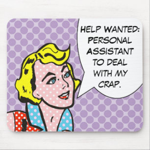 Help Wanted Comic Book Mousepad