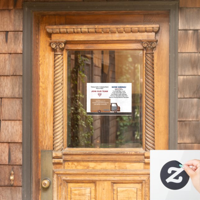 Help Wanted Hiring Join Team Jobs Personalise   Window Cling (Home Door)