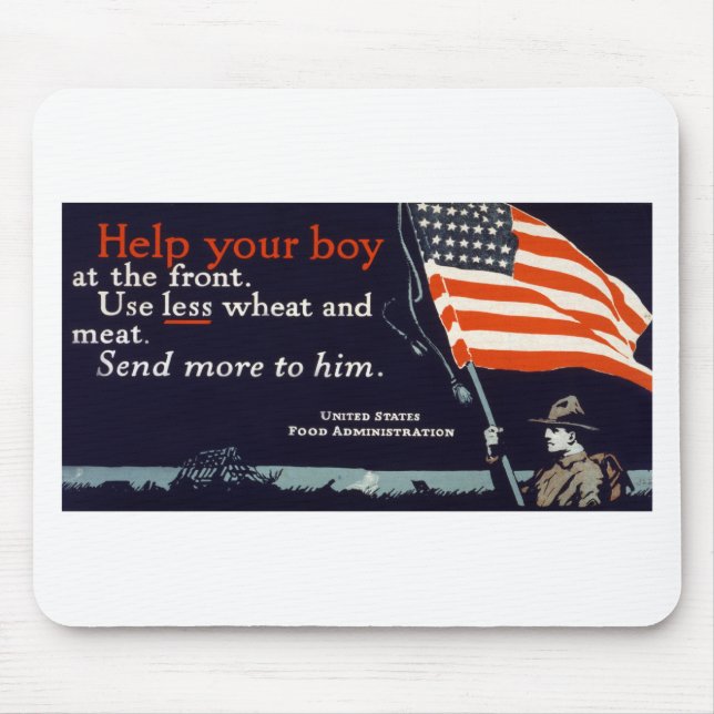 Help Your Boy Mouse Mat (Front)