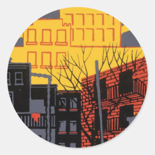 Help Your Neighbourhood Classic Round Sticker