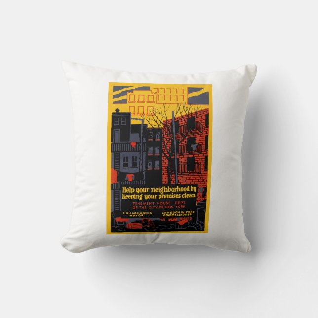 Help Your Neighbourhood Cushion (Front)