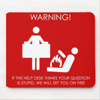 Helpdesk mousemat