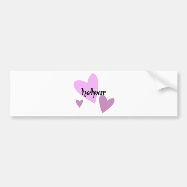 Helper Bumper Sticker (Front)