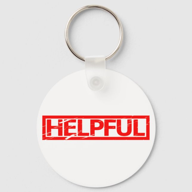 Helpful Stamp Key Ring (Front)