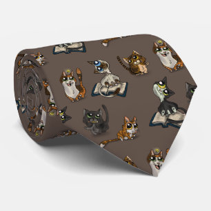 Helpful Study Cats Tie