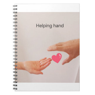 Helping hand notebook