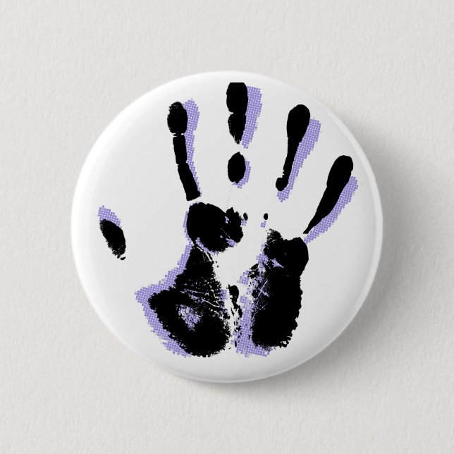 Helping Hand Round Button (Front)