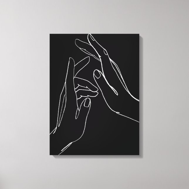 Helping Hands Canvas Print (Front)