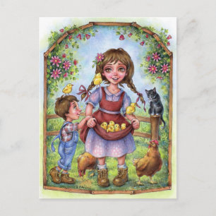 Helping Hands Postcard