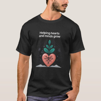 Helping Hearts and Minds Counsellor Awareness Back T-Shirt