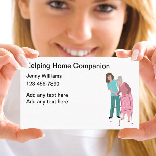 Helping Home Companion Medical Business Cards