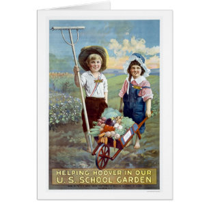 Helping Hoover in our U.S. School Garden