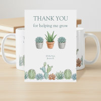 Helping Me Grow Watercolor Succulent Teacher