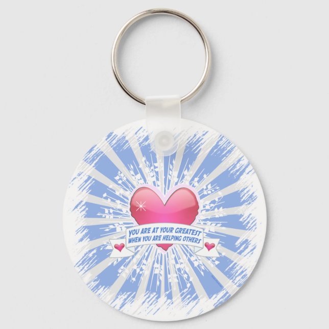 Helping Others Key Ring (Front)