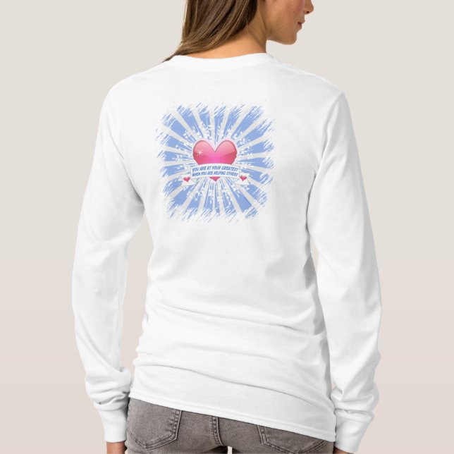 Helping Others T-Shirt (Back)