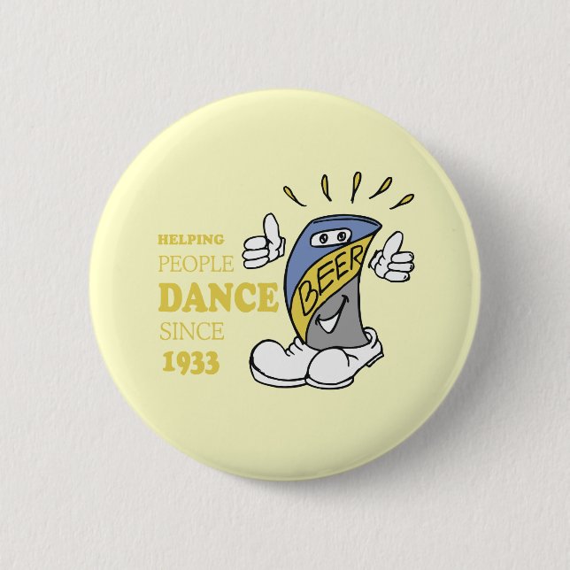 HELPING PEOPLE DANCE 6 CM ROUND BADGE (Front)