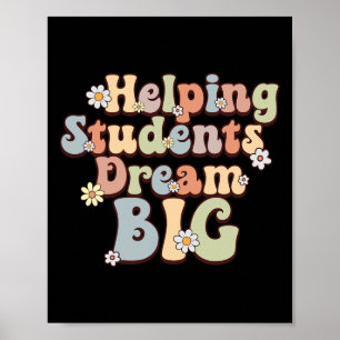 Helping Students Dream Big School Counsellor Week Poster