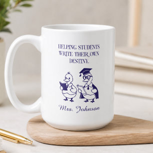 Helping Students Write Their Own Destiny Design Coffee Mug