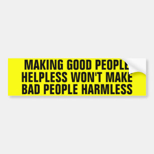 Helpless Good People Bumper Sticker