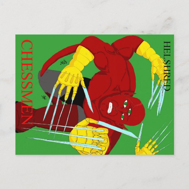 Helshred postcard (Front)