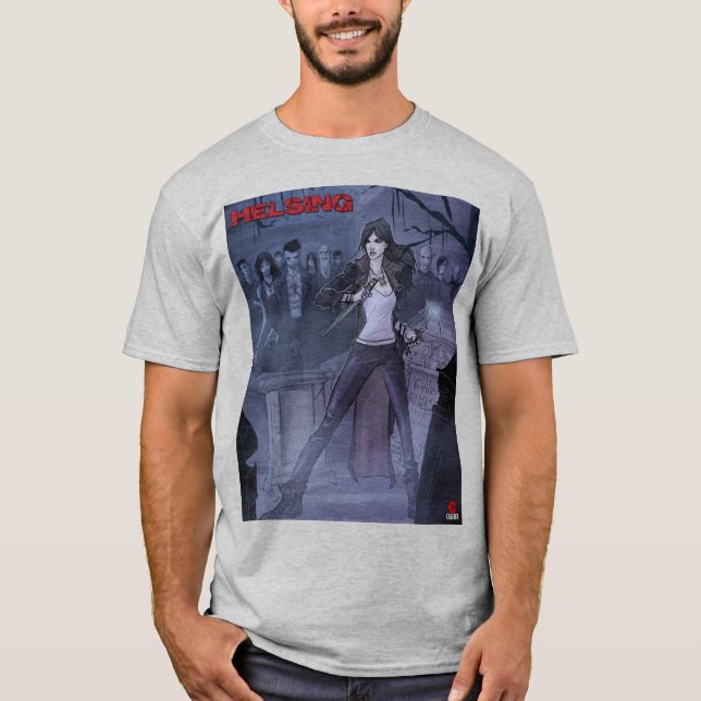 Helsing design basic grey t-shirt (Front)