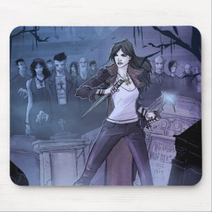 Helsing graveyard mouse pad
