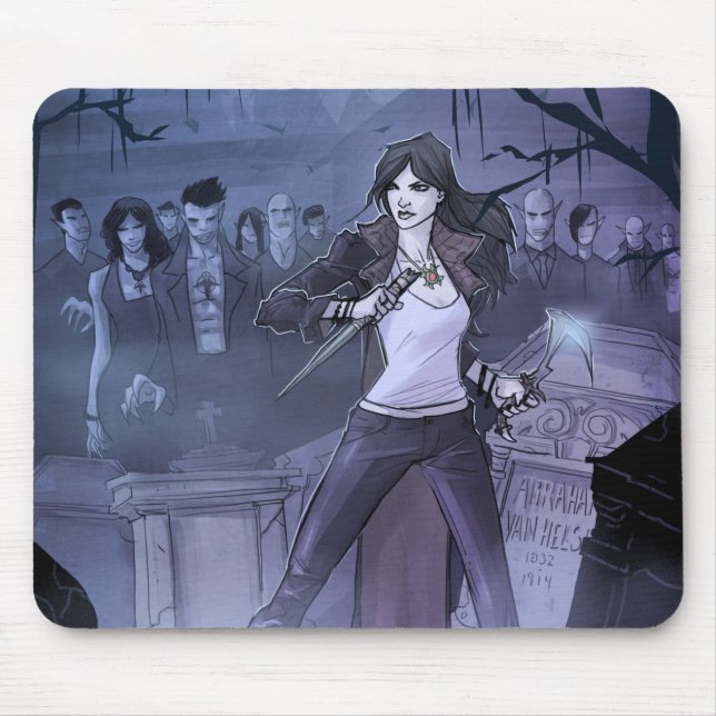 Helsing graveyard mouse pad (Front)