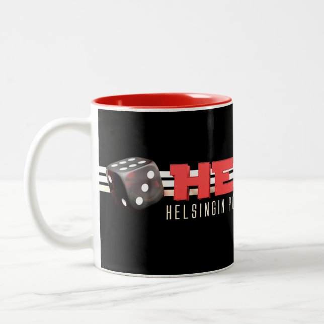 Helsingin pöytäroolipelaajien virallinen kahvimuki Two-Tone coffee mug (Left)