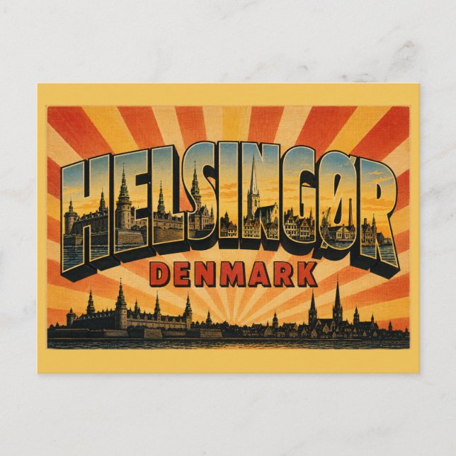 Helsingør Denmark Kronborg Castle Postcard (Front)