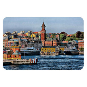 Helsingor, Denmark, landscape photograph Magnet