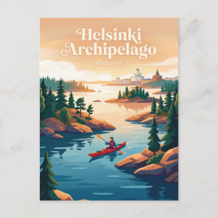 Helsinki Archipelago Finland Postcard