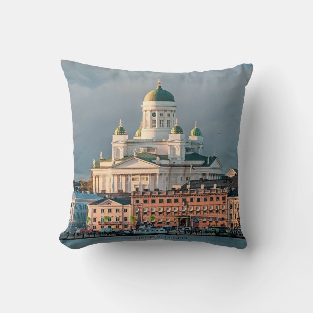 Helsinki Cathedral, Finland Cushion (Front)