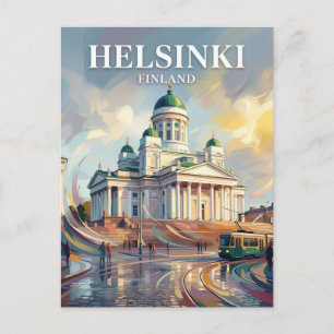 Helsinki Cathedral Finland Postcard