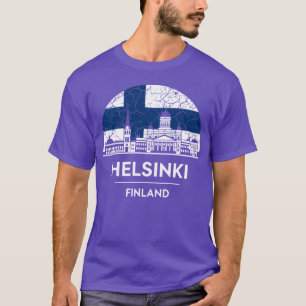 Helsinki City Finland Flag boy T-Shirt