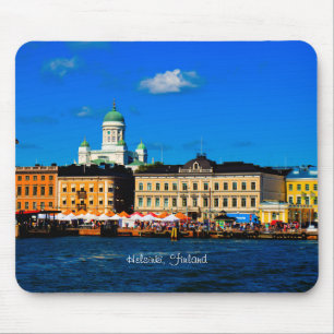 Helsinki Cityscape Mouse Mat