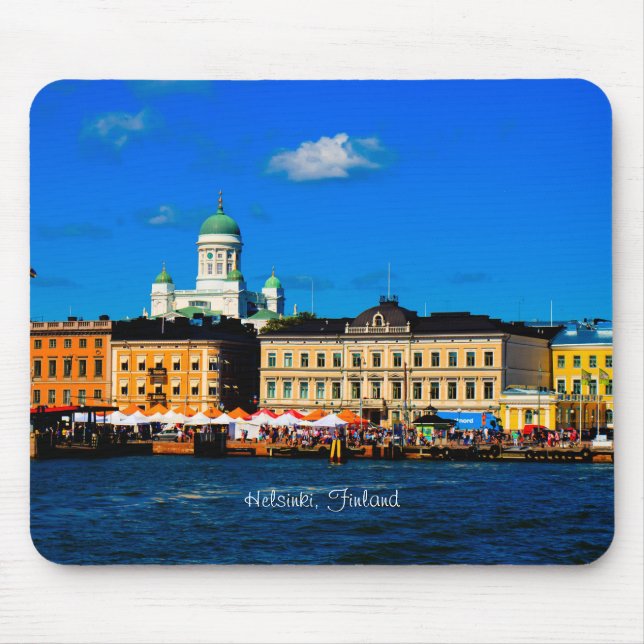 Helsinki Cityscape Mouse Mat (Front)