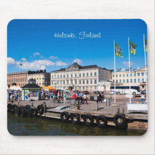 Helsinki Cityscape Mouse Mat