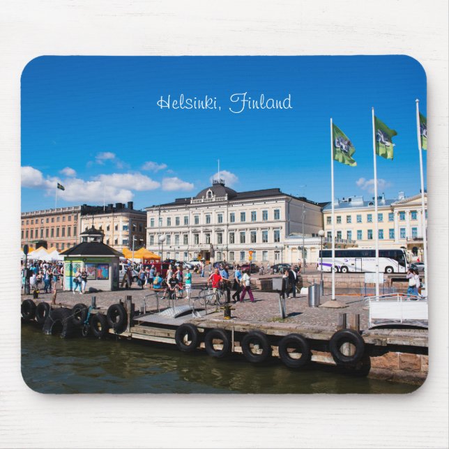 Helsinki Cityscape Mouse Mat (Front)