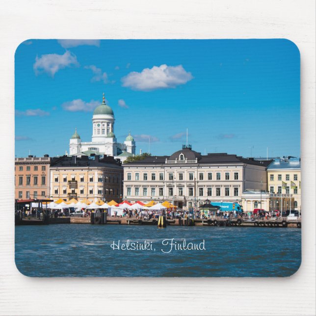 Helsinki Cityscape Mouse Mat (Front)